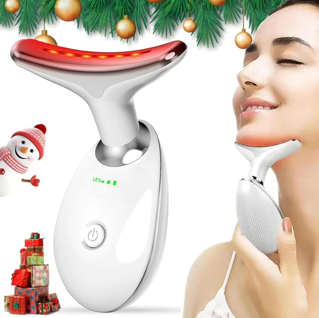 Hign-concerned Vibrating Neck Massager USB Facial Massage