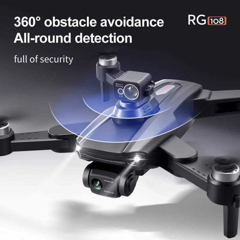 ARASO GPS Drone With Brushless Motors 4K Dual Cameras Foldable