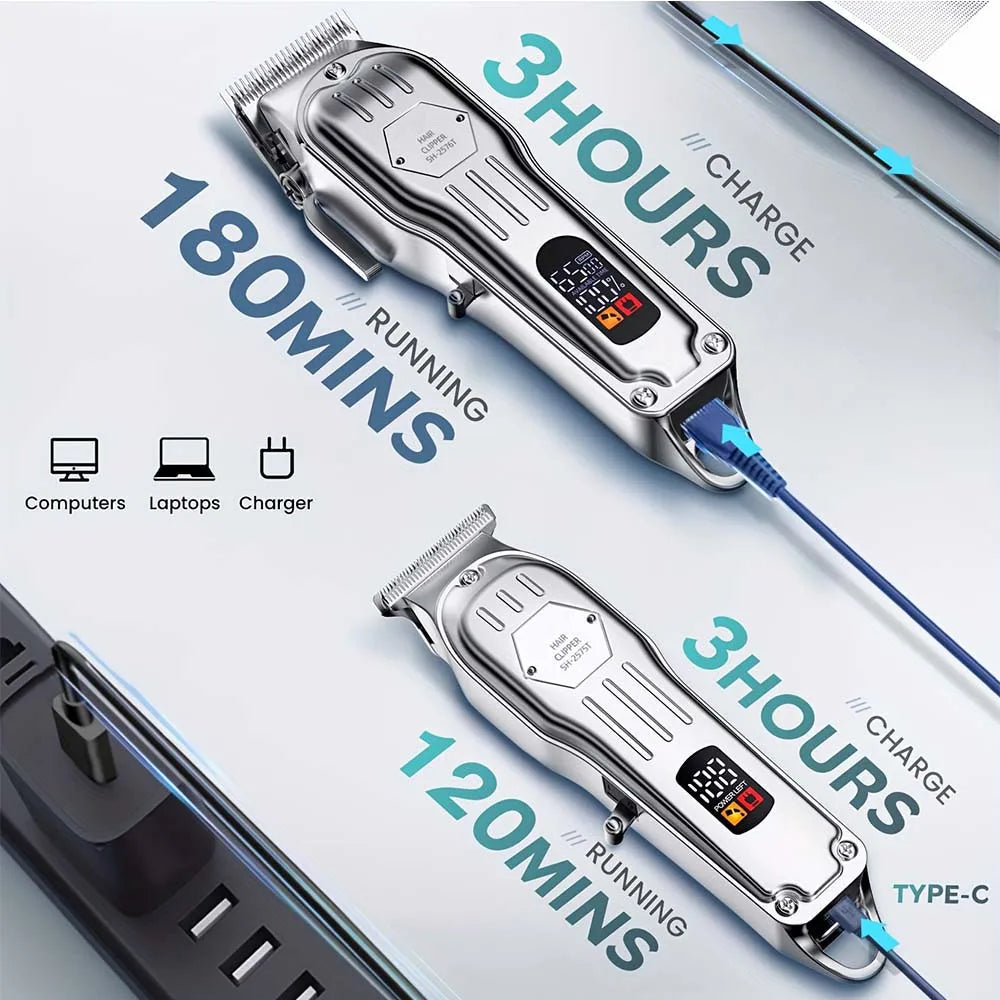SHUYU Professional Hair Clippers Kit For Men