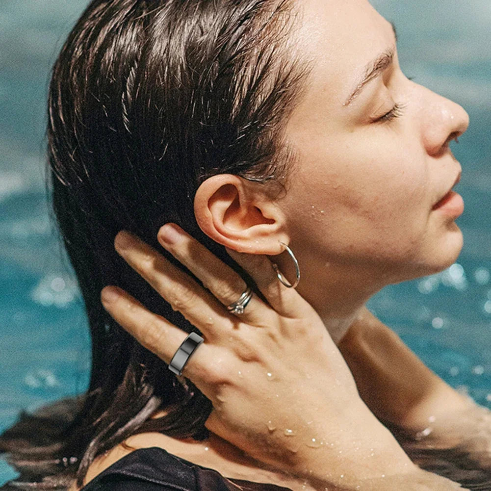 R02 Smart Ring Heart Rate Pressure Blood Oxygen Sleep Monitor 2025 Men Women Waterproof Health Monitor Sport Modes Smart Ring