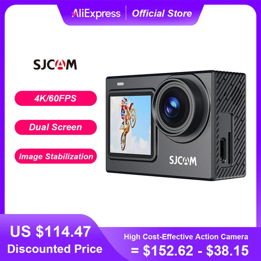 SJCAM SJ6 Pro 4K Action Camera With Dual Screen