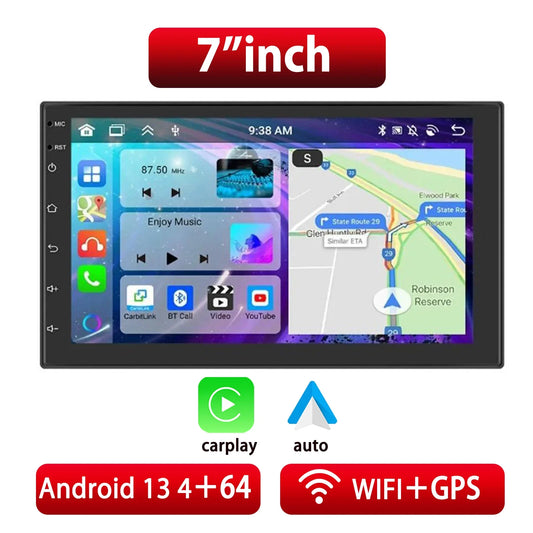 ESSGOO 2 Din Android Car Radio Carplay 7 9 10 Inch Car Multimedia Video Player Stereo Radio GPS For Tesla Style Nissan Hyundai