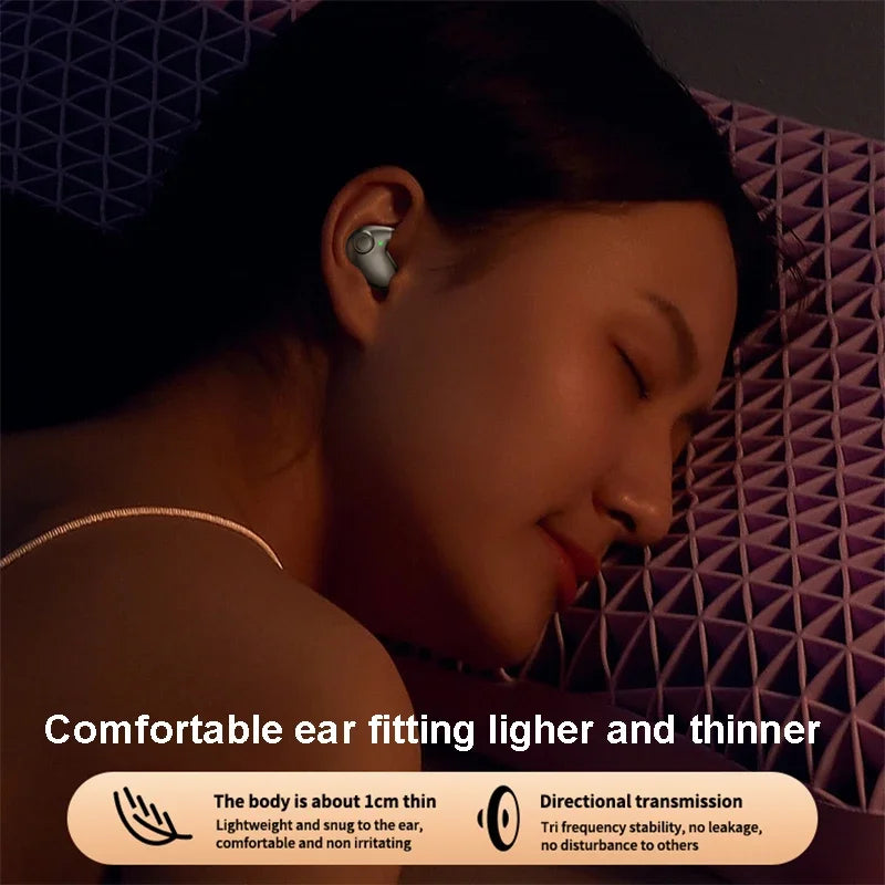 SHUKE Invisible Sleep Earbuds Bluetooth 5.3 Noise Cancellation IPX5