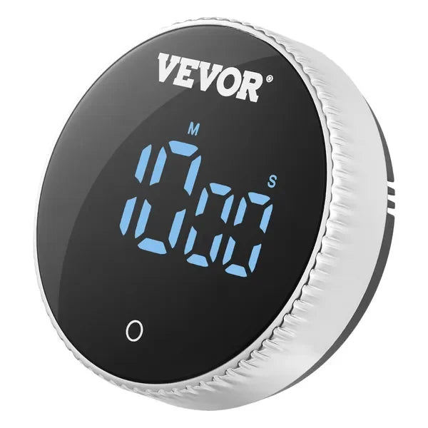 Digital Kitchen Timer With Magnetic Mount LED Display And 2 Lighting Modes