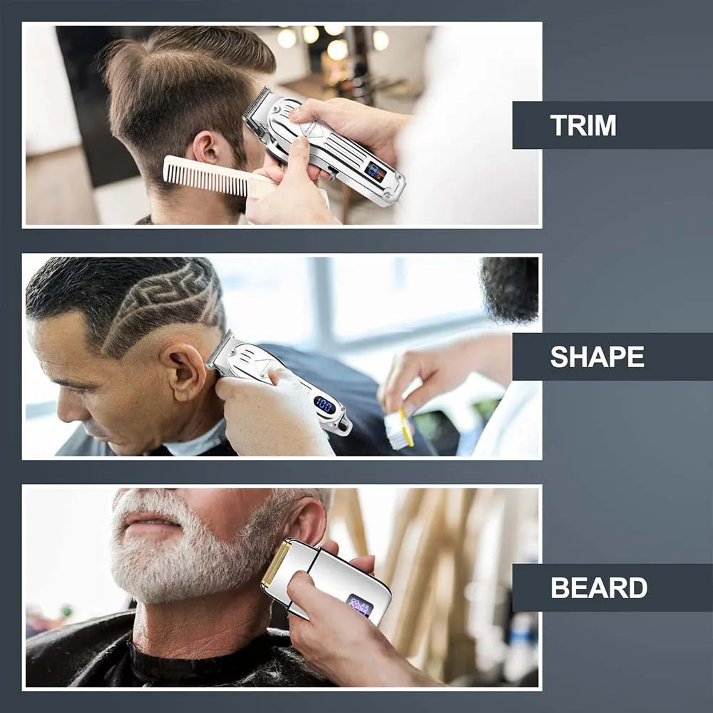 SHUYU Professional Hair Clippers Kit For Men