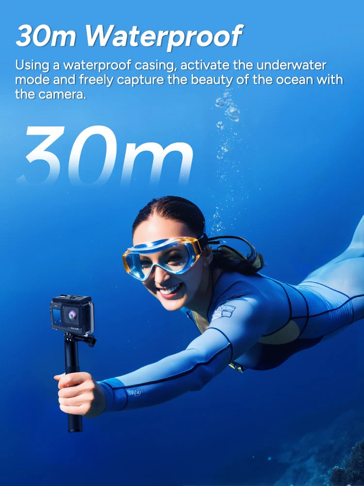 SJCAM SJ6 Pro 4K Action Camera With Dual Screen