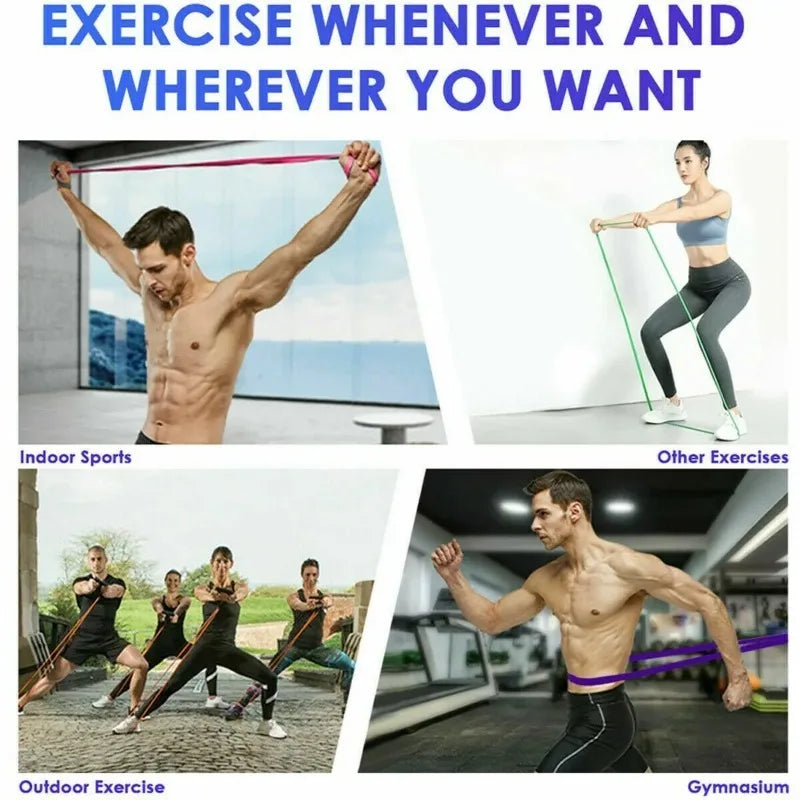 XMSJ Resistance Bands Set For Home Workout And Pull Up