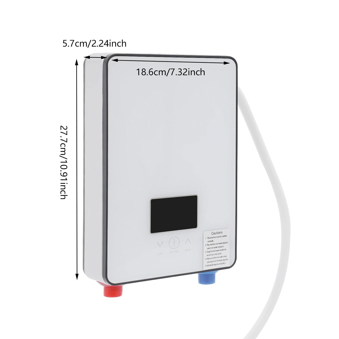 Sweetmile 4500W 110V Touch Screen Instantaneous Water Heater