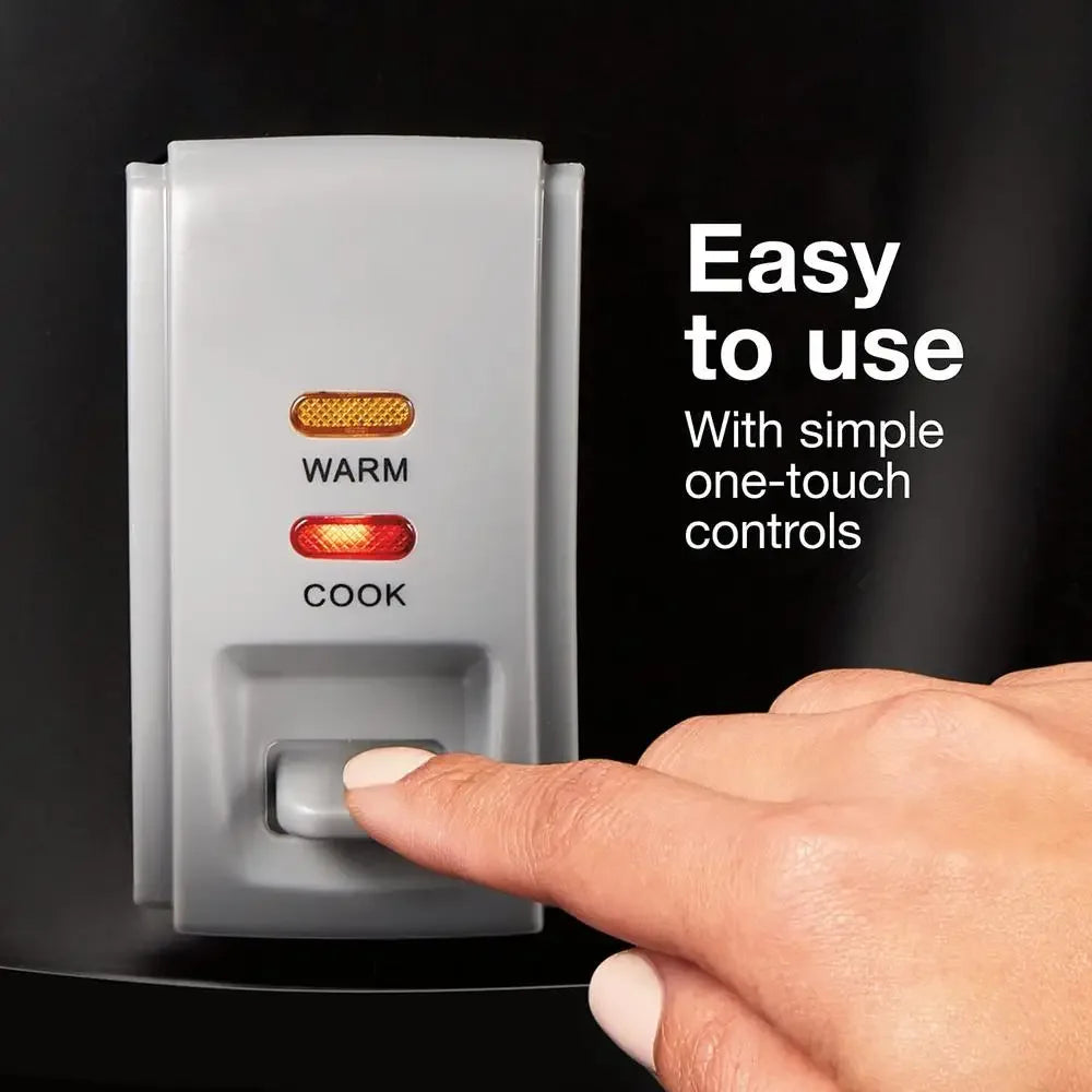 XMSJ 2 In 1 Rice Cooker Steamer One Touch Control Easy