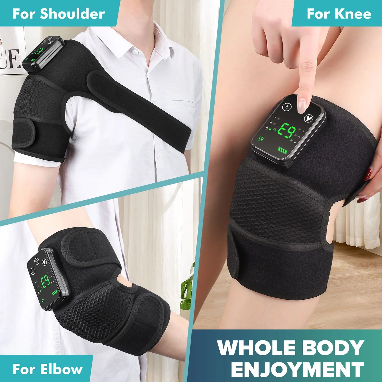 Hailicare Knee Heating Massager For Pain Relief Arthritis