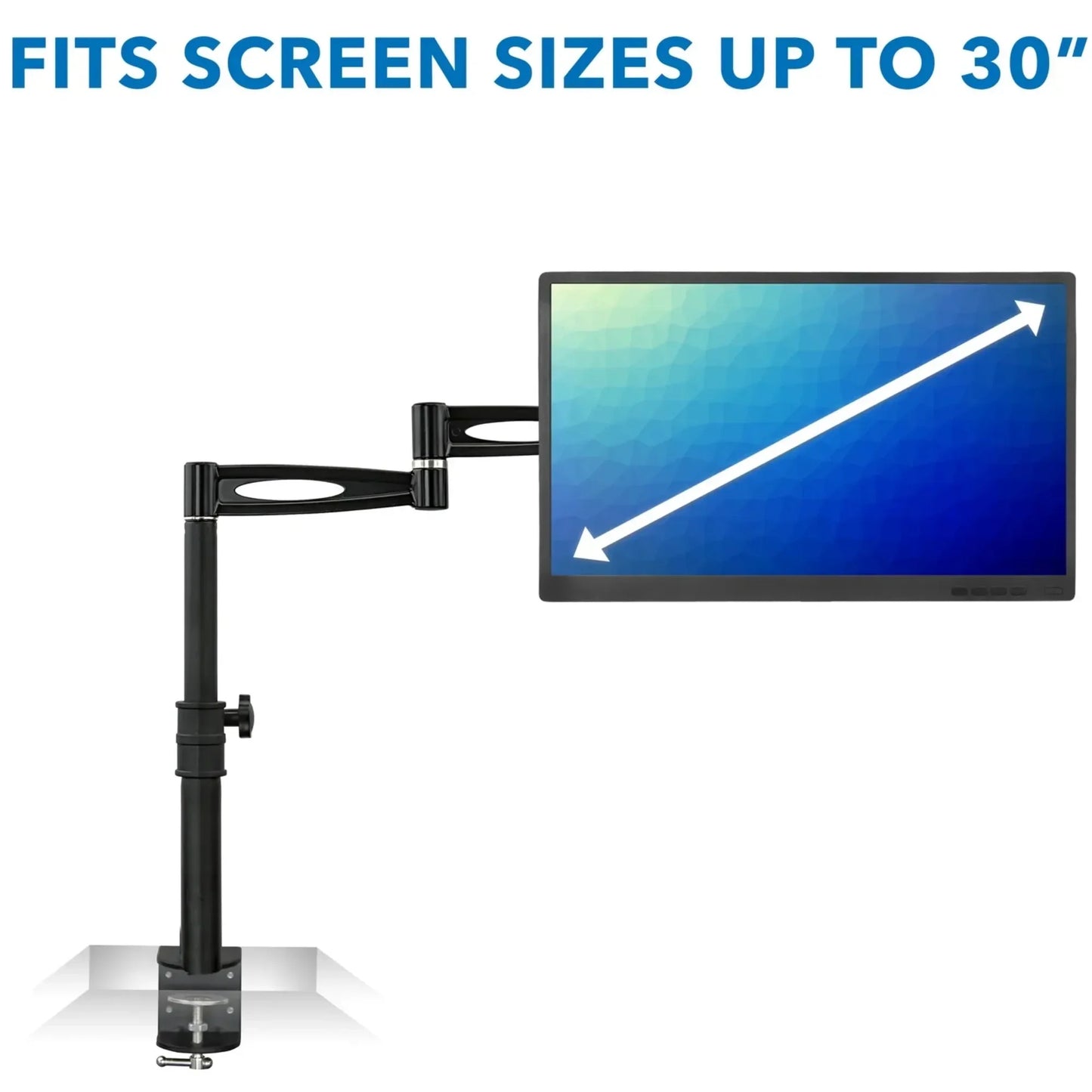 Full Motion Single Monitor Desk Mount Arm