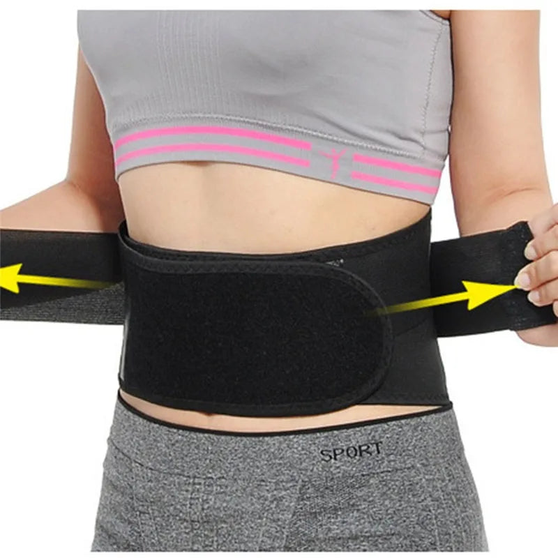 Self Heating Waist Belt Lumbar Support And Massage Band