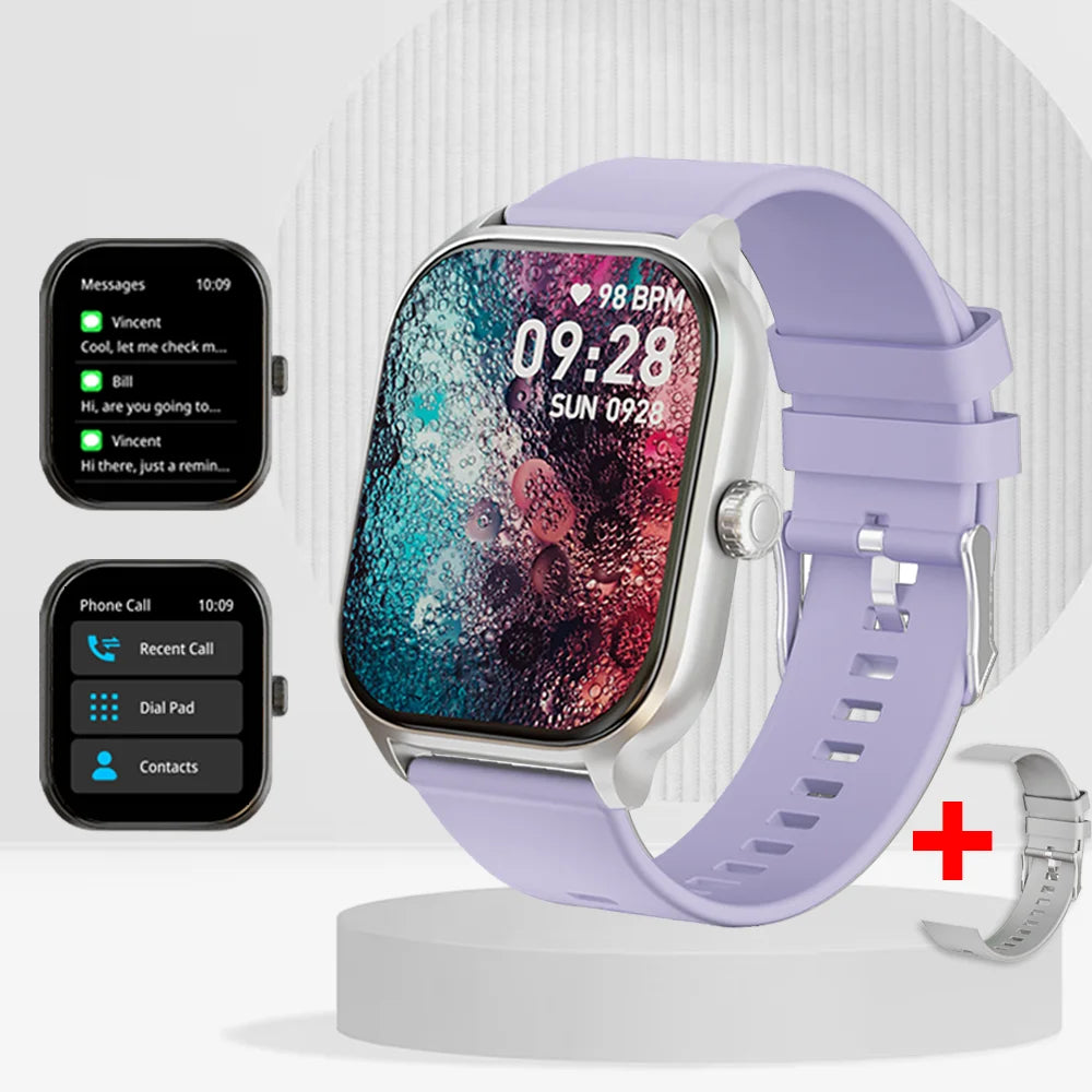 LAXASFIT Smart Watch Bluetooth Call SMS Alerts IP68 Waterproof