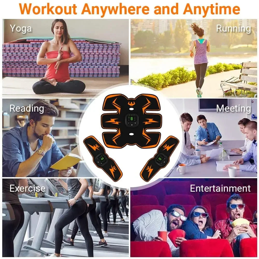 XMSJ Smart EMS Wireless Muscle Stimulator Abdominal Trainer