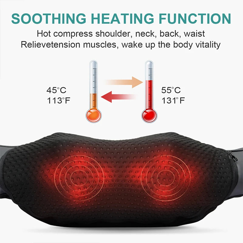 Nekteck Cordless Shiatsu Neck Massager With Heat Kneading