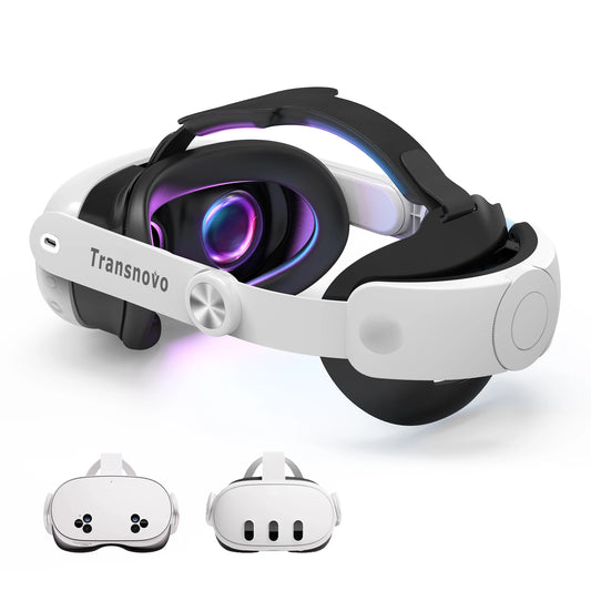 TRANSNOVO Oculus Quest 3 Head Strap One Button Retractable