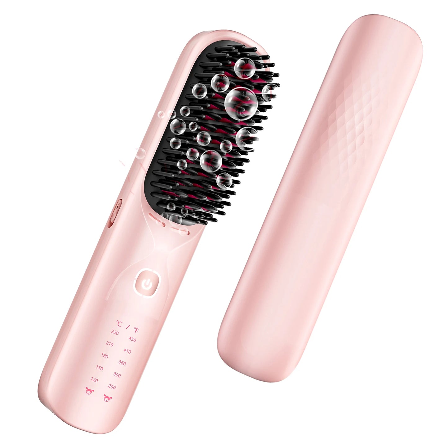 BOPCAL Cordless 2in1 USB Hair Comb Curler 10000mAh Battery