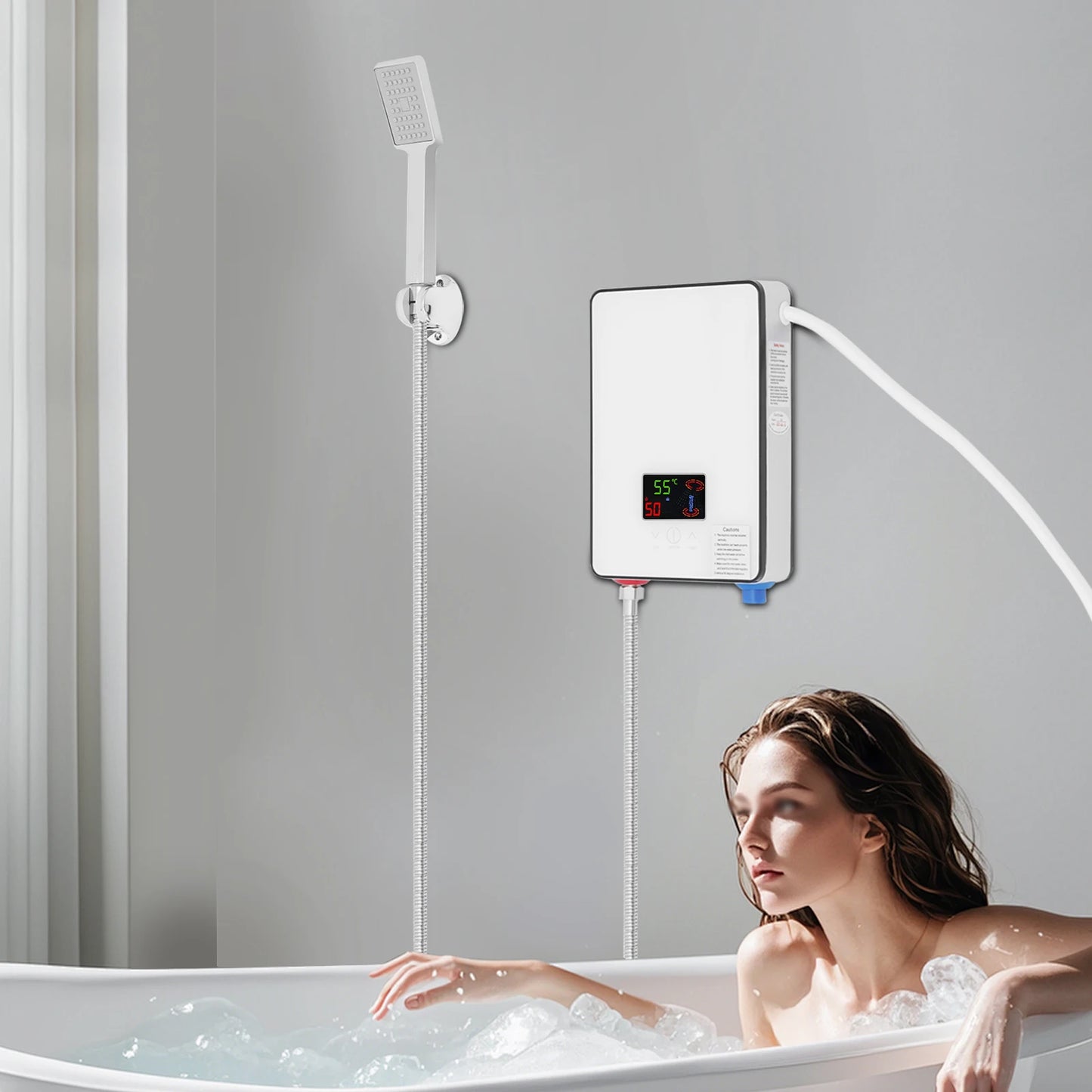 Sweetmile 4500W 110V Touch Screen Instantaneous Water Heater