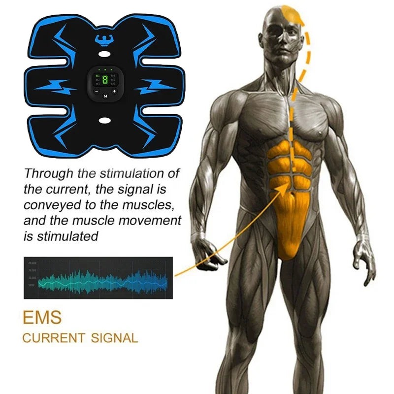 XMSJ Smart EMS Wireless Muscle Stimulator Abdominal Trainer