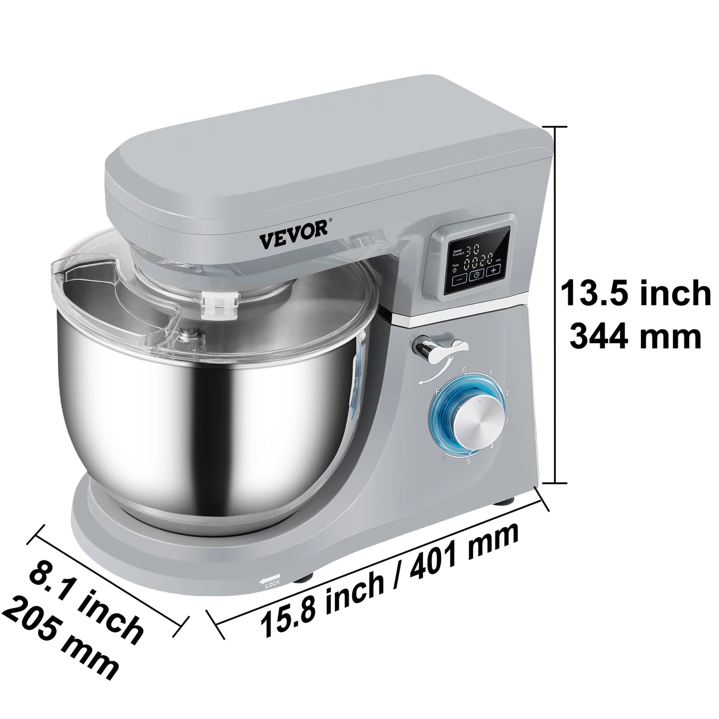 VEVOR 5 in 1 Stand Mixer Multifunctional Electric Mixer