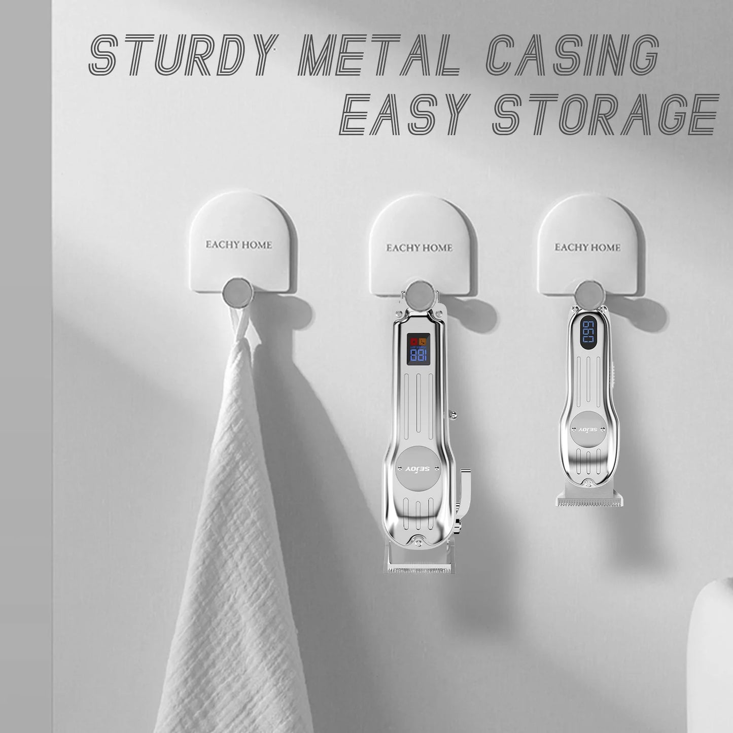 Sejoy Pro Hair Clipper Kit Cordless Electric Trimmer For Men