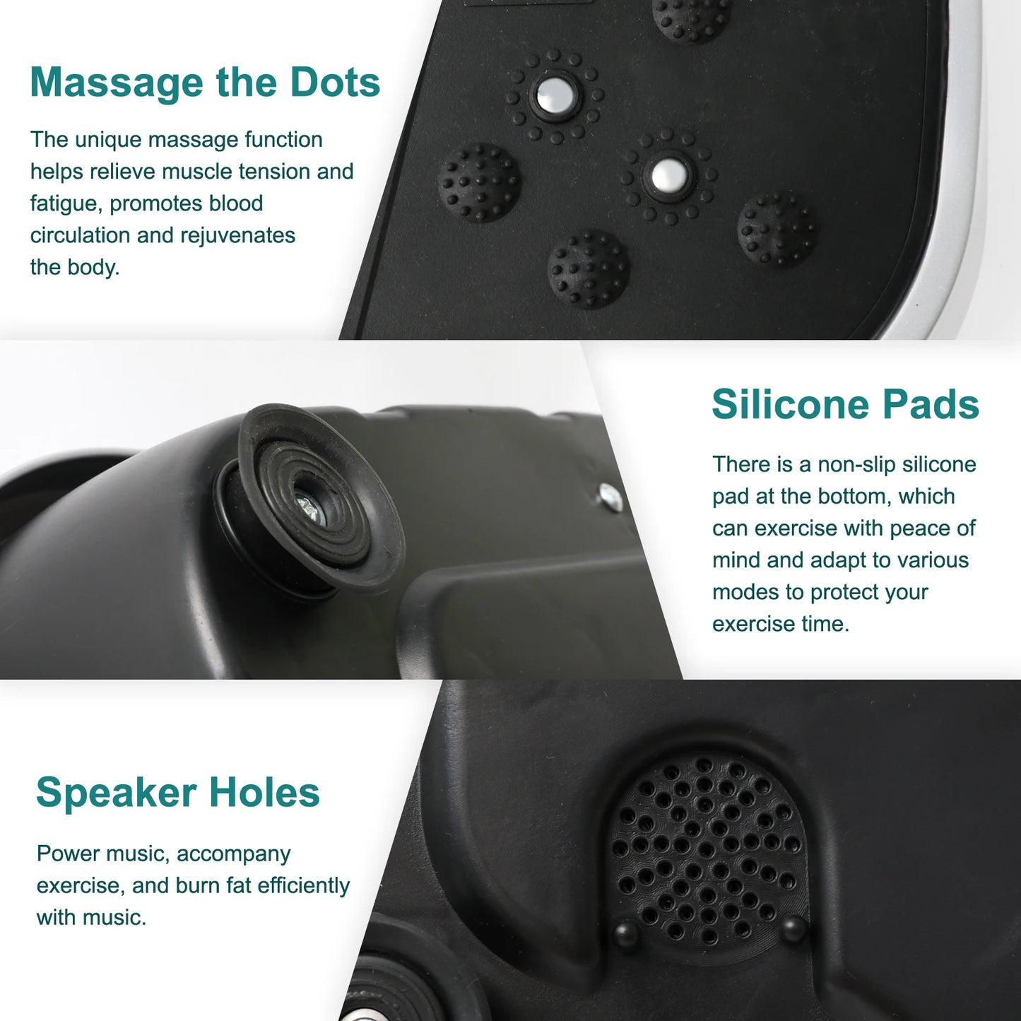 H Vibration Plate Exercise Machine Home Fat Burning Shaping