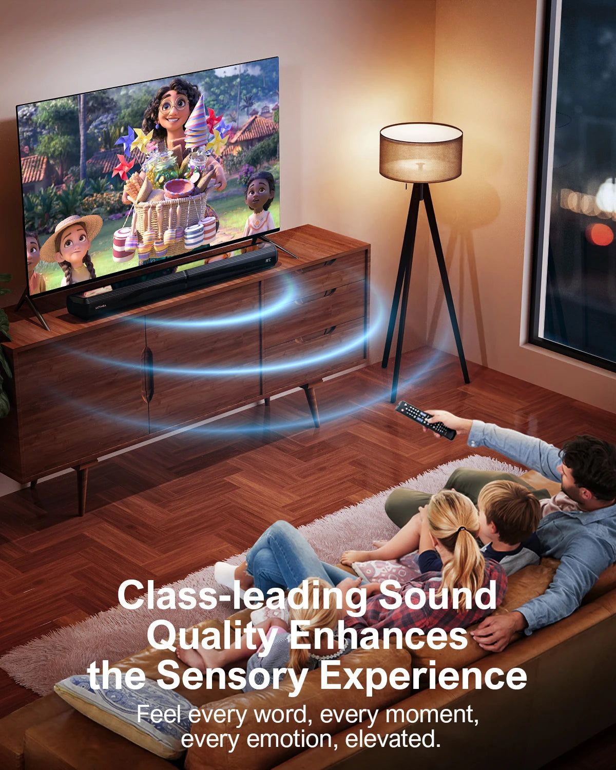 ULTIMEA TV Soundbar 100W Detachable Bluetooth 5.3 Pro