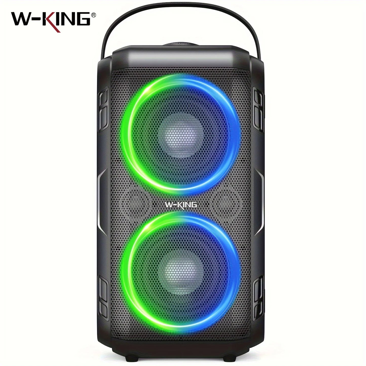 W-King 80W RMS Party Bluetooth Portable Speaker Boombox