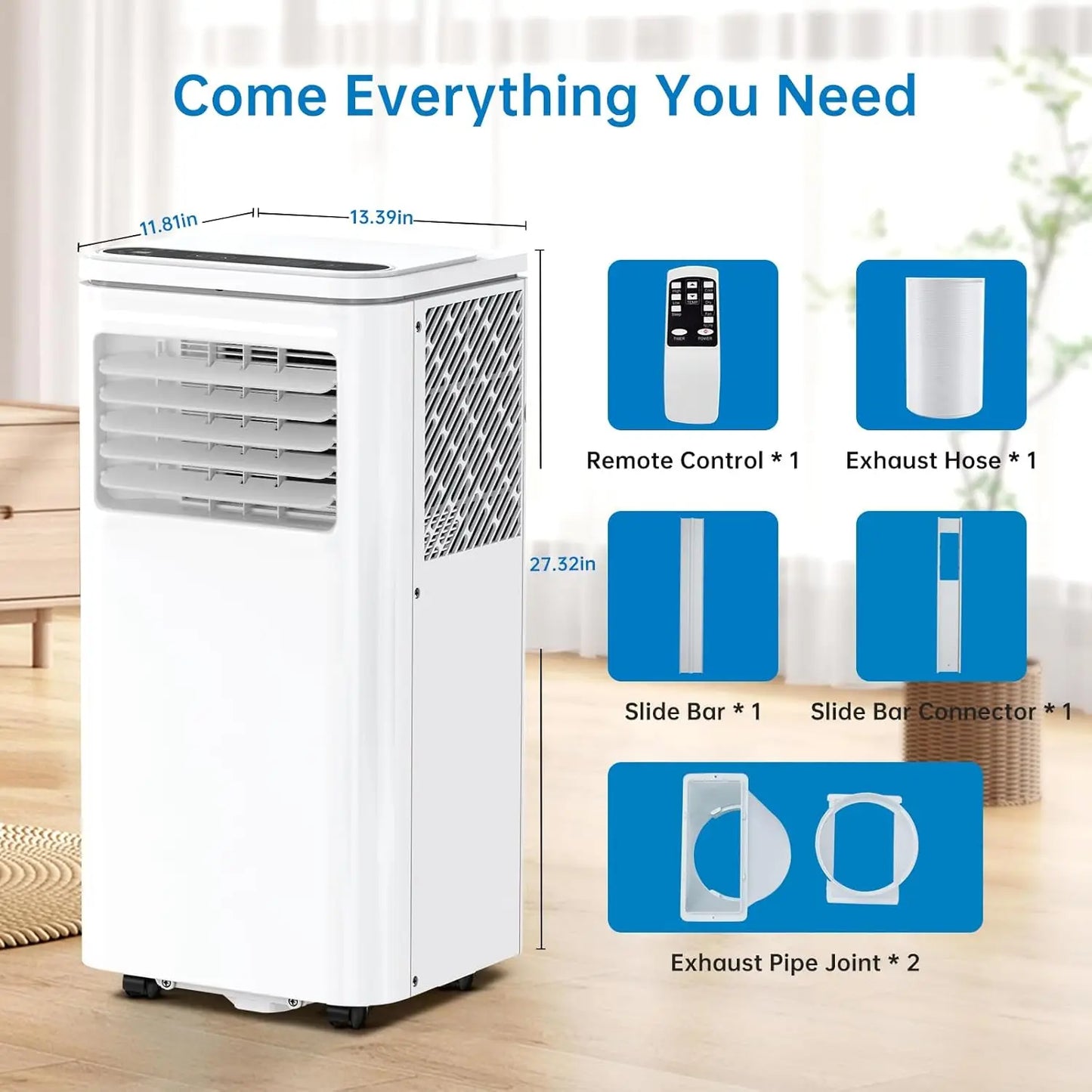 Acekool 10000 BTU Portable Air Conditioner 3 In 1 Unit