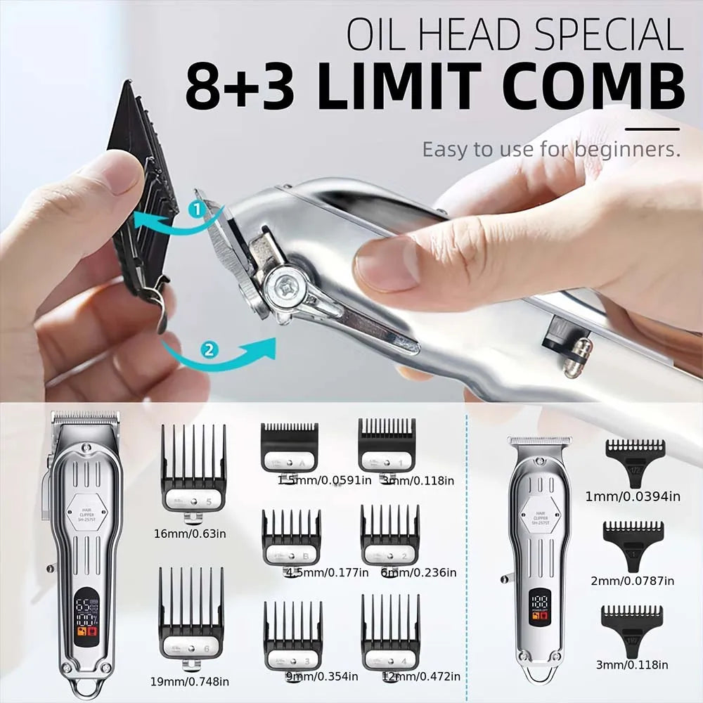SHUYU Professional Hair Clippers Kit For Men