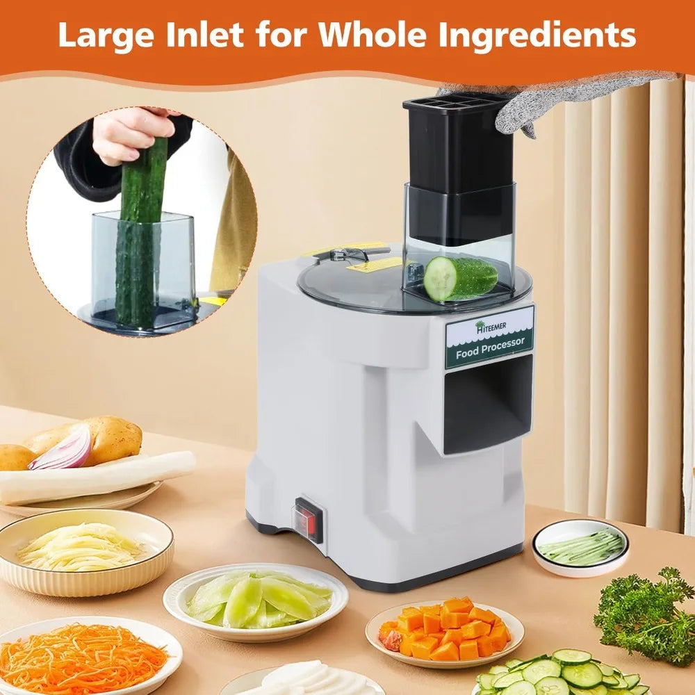 DAFIFY 5 In 1 Electric Vegetable Chopper Commercial Food Processor