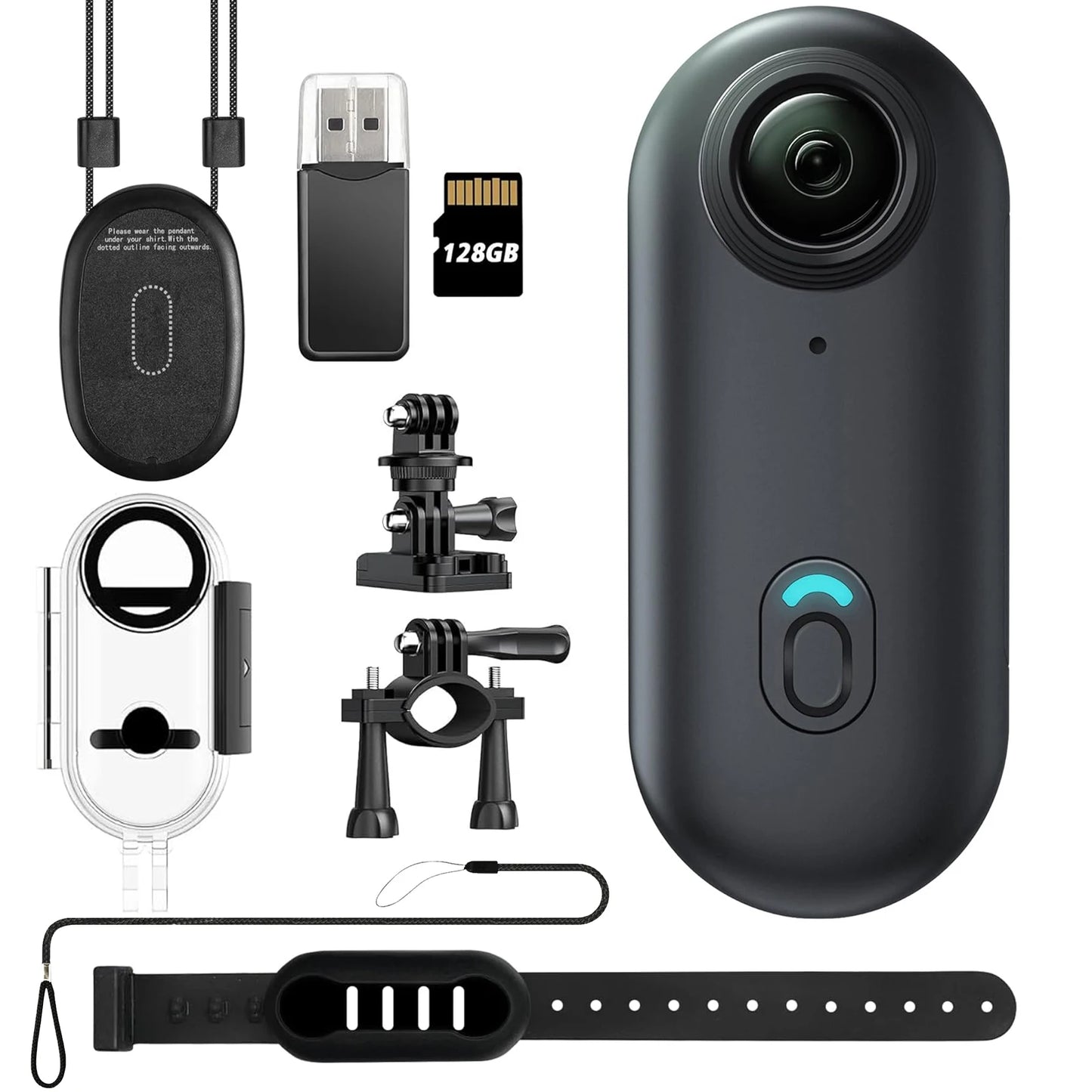 4K 128GB Waterproof Mini Magnetic POV Action Sport Camera