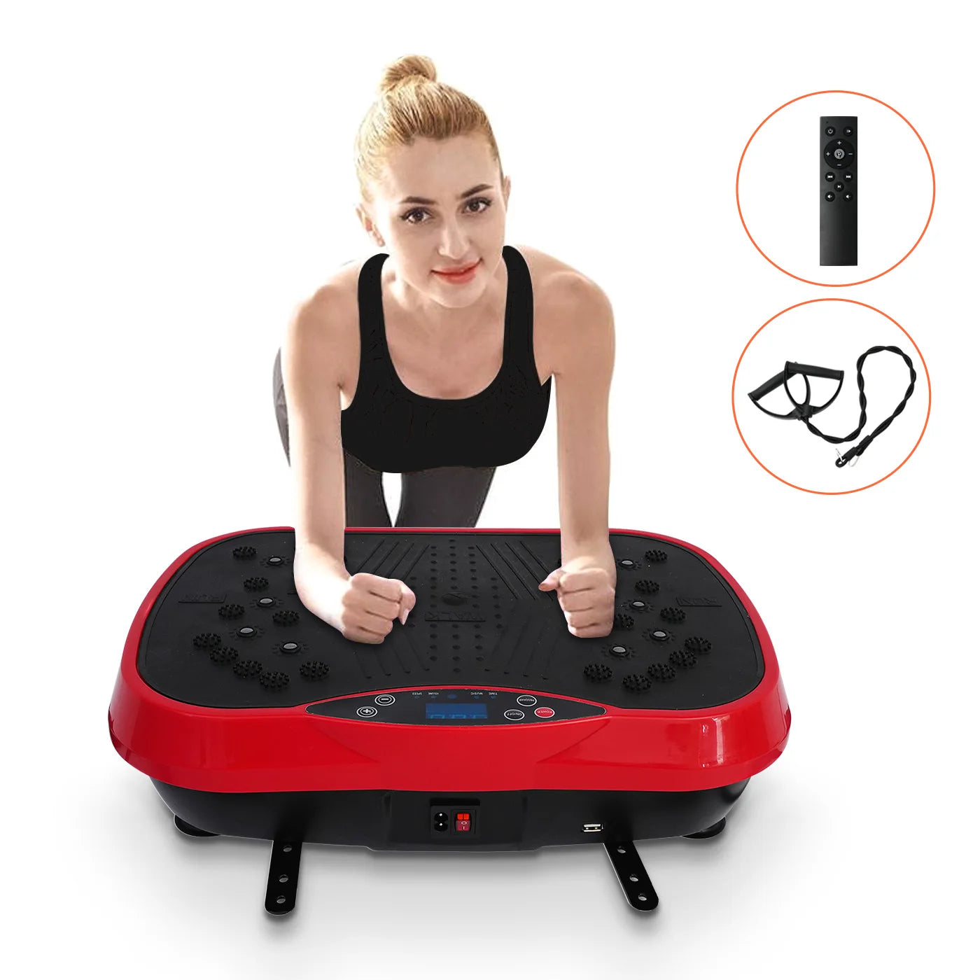 H Vibration Plate Exercise Machine Home Fat Burning Shaping