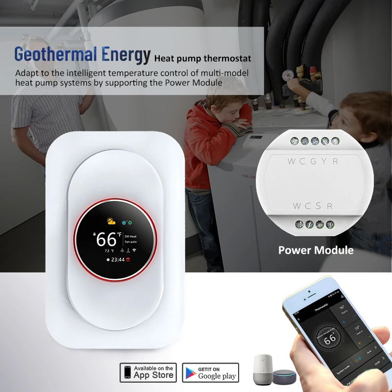 Beca Weekly Programmable Smart Thermostat With TFT LCD