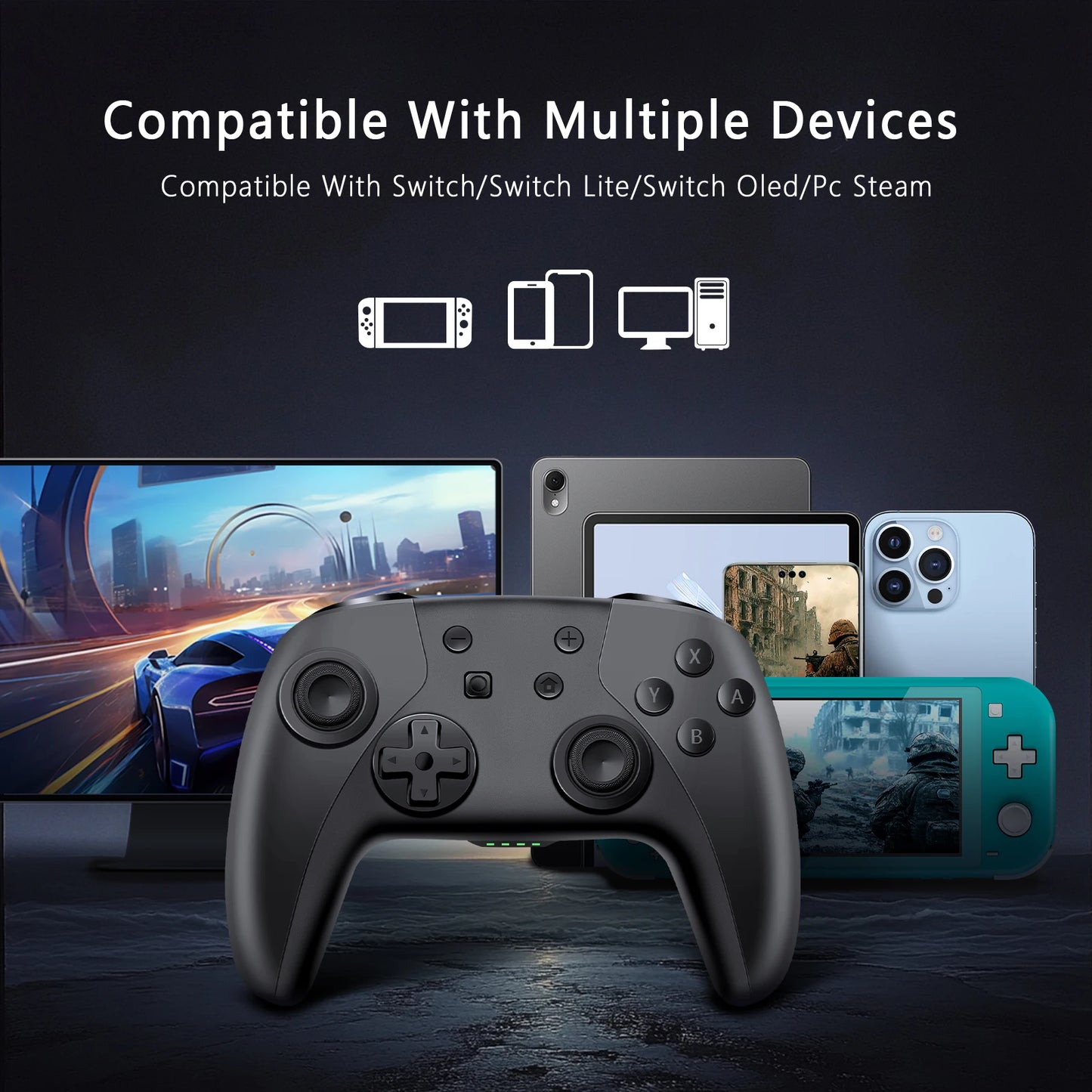 AceGamer Hall Effect Wireless Controller For Nintendo Switch
