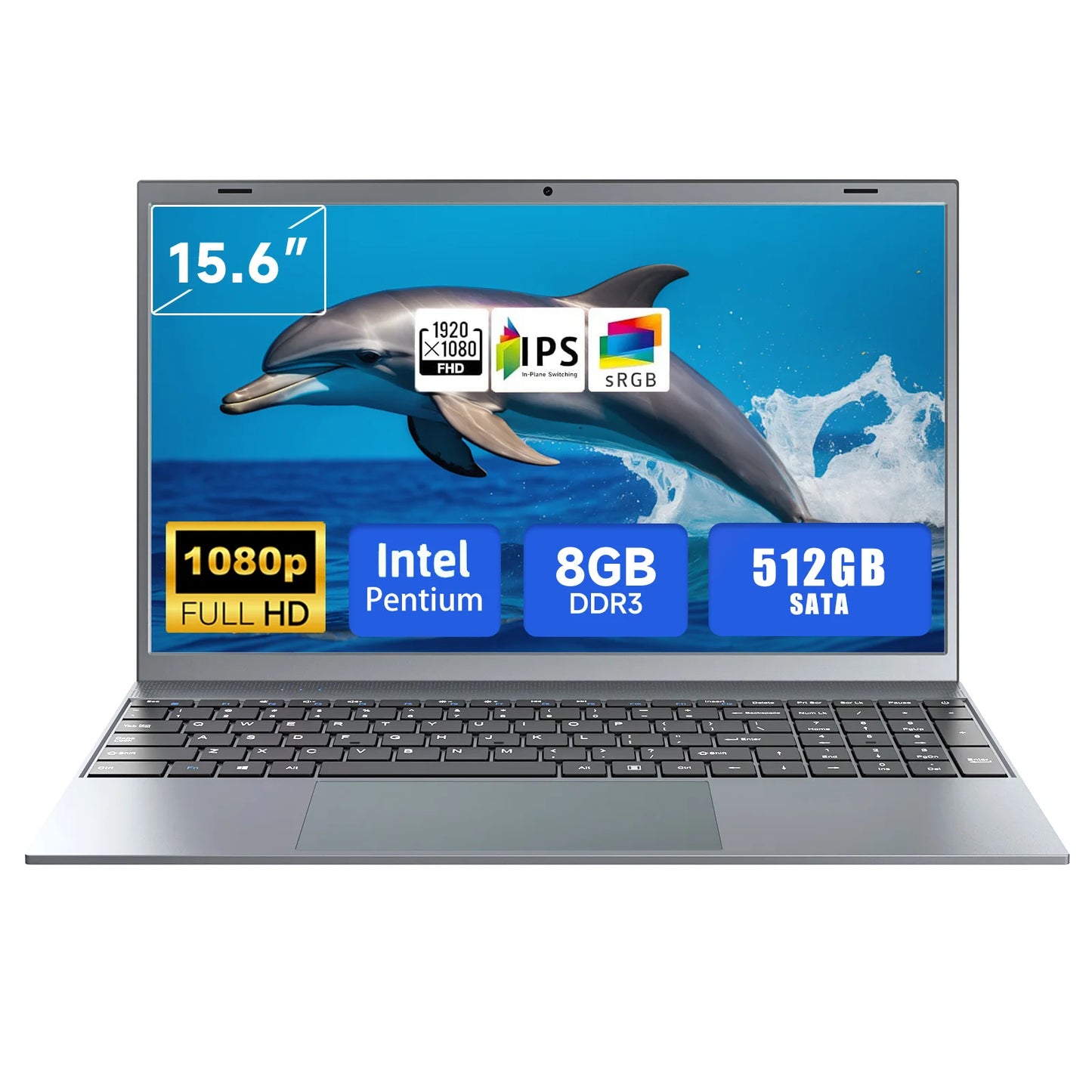 15.6 Inch Laptop J3710 8GB RAM 256GB SSD Windows 11  For Students And Business