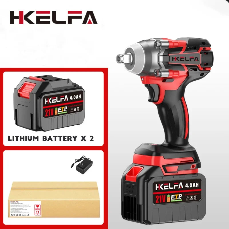 HKELFA MT520 21V Brushless Cordless Impact Wrench 588Nm