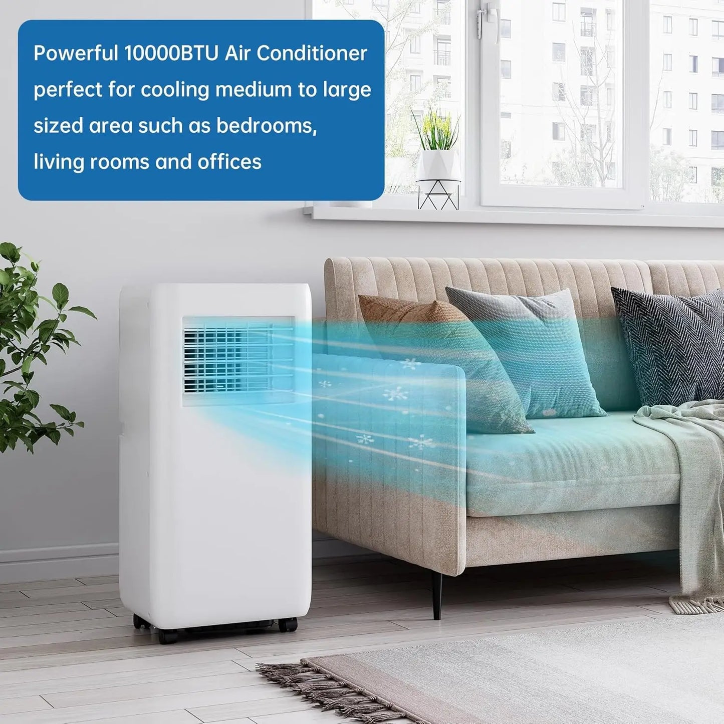 Acekool 10000 BTU Portable Air Conditioner 3 in 1 Unit