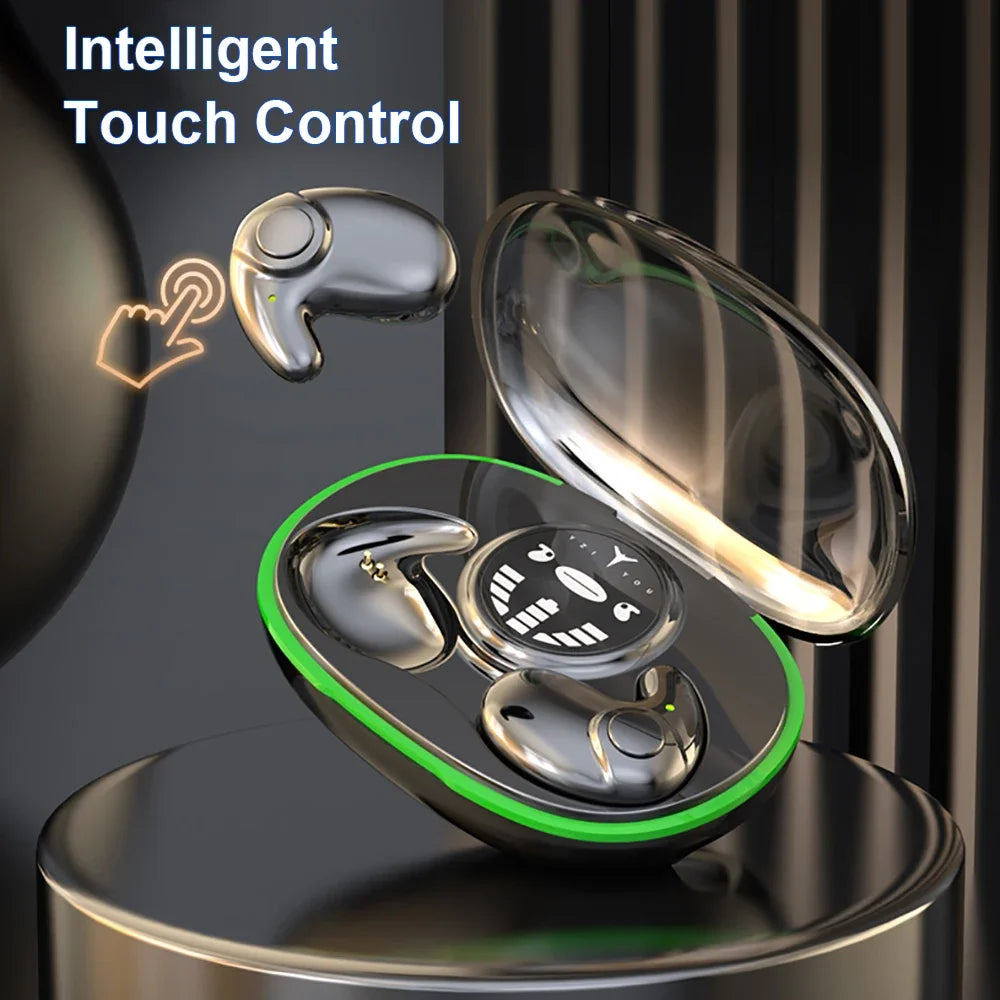 SHUKE Invisible Sleep Earbuds Bluetooth 5.3 Noise Cancellation IPX5