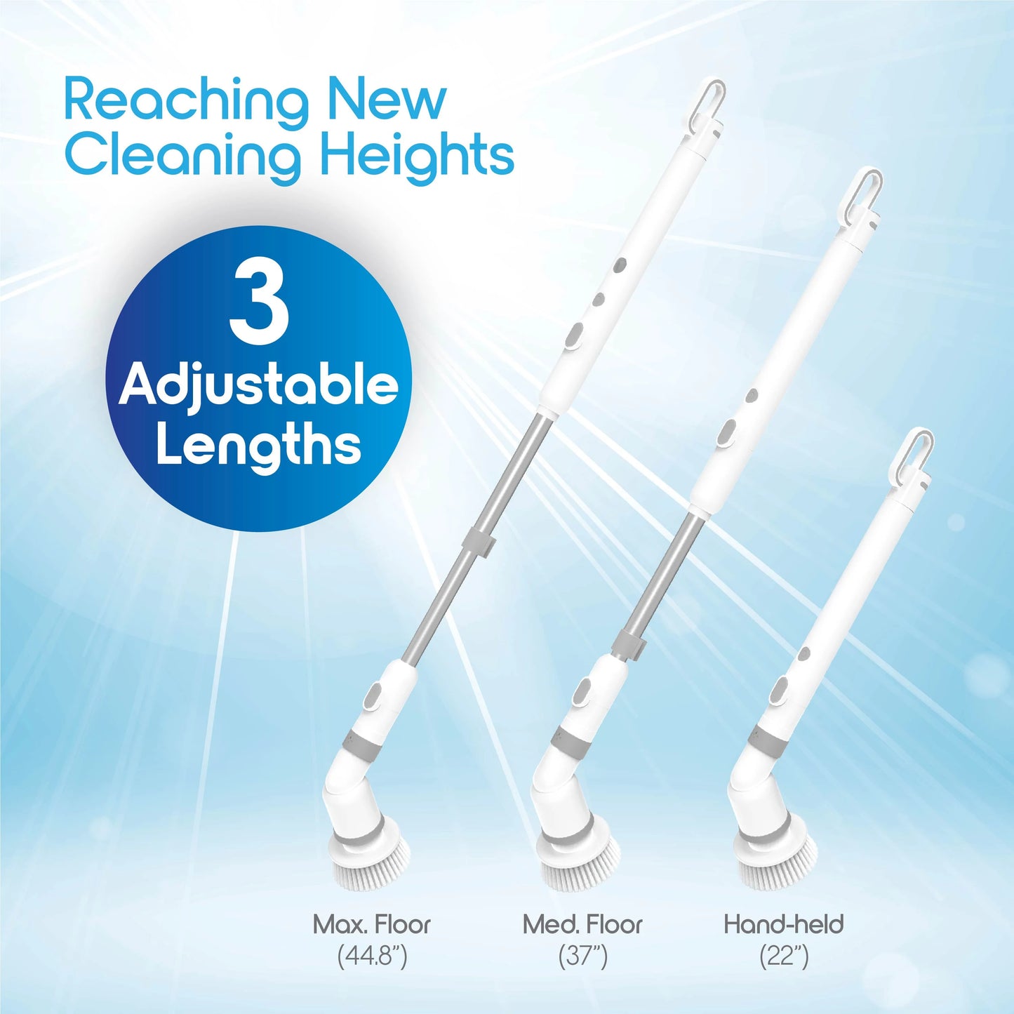 Blossom Electric Spin Scrubber 9 in 1 for Bathroom Kitchen