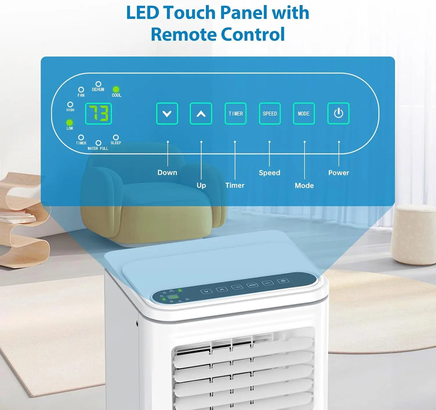 Acekool 10000 BTU Portable Air Conditioner 3 In 1 Unit