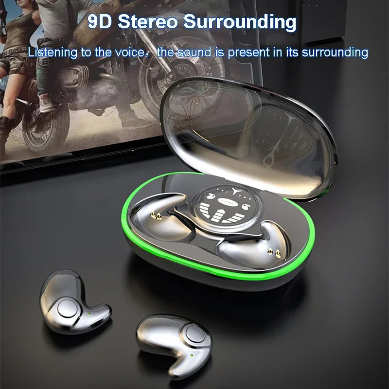 SHUKE Invisible Sleep Earbuds Bluetooth 5.3 Noise Cancellation IPX5