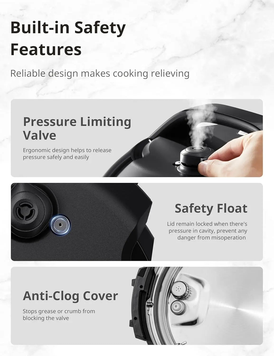 Iosn 9 in 1 Electric Pressure Cooker Multi Cooker Pro