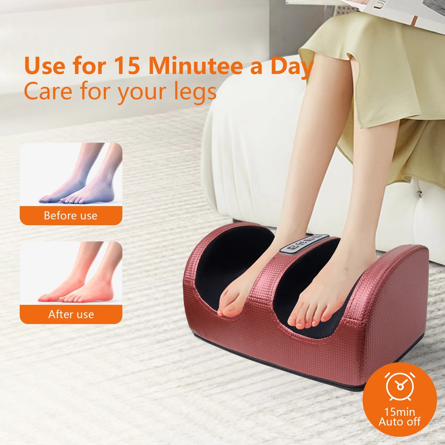 Hign-concerned Foot Massage Machine Kneading Leg Massager