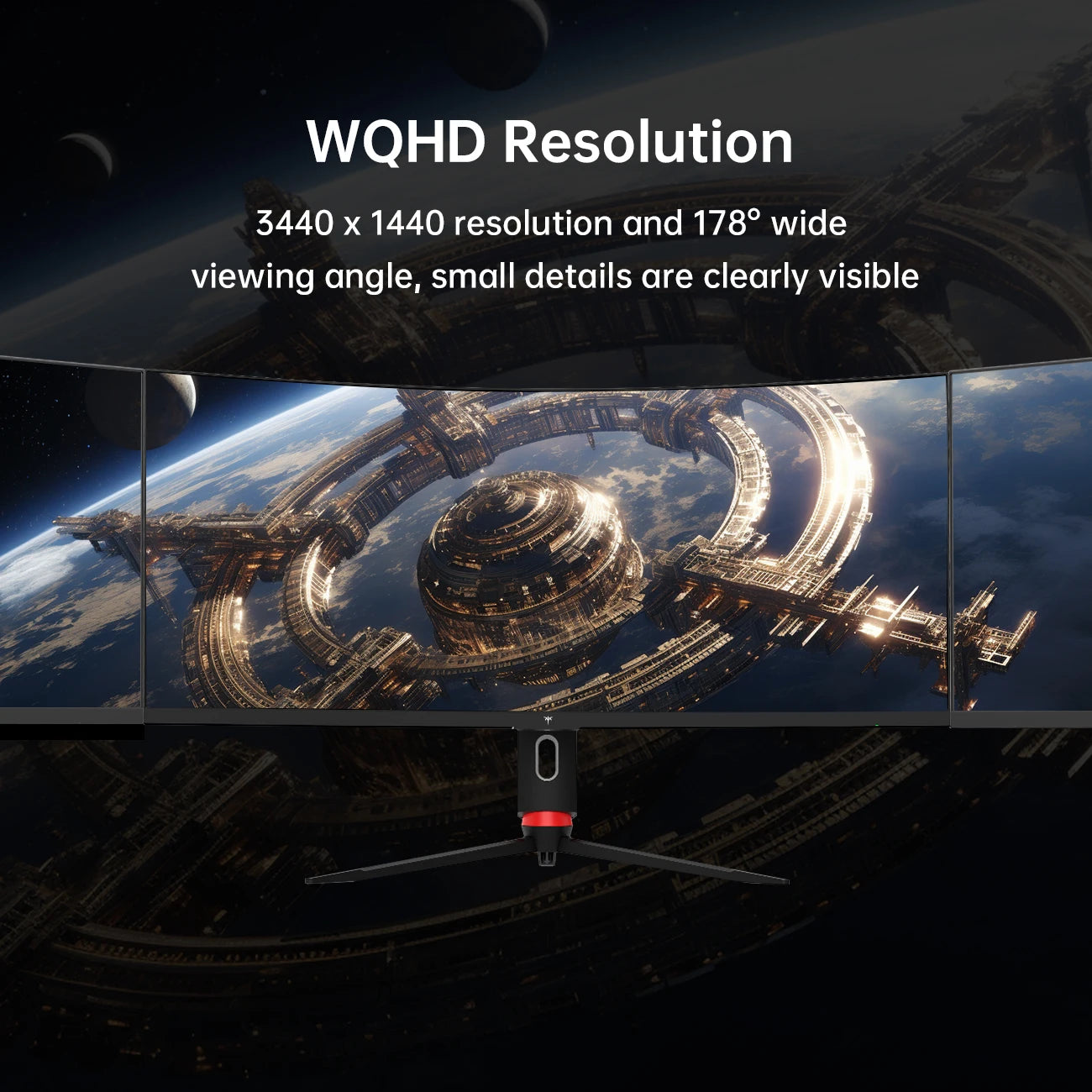 KTC Ultrawide Curved Gaming Monitor Freesync And G Sync Compatible