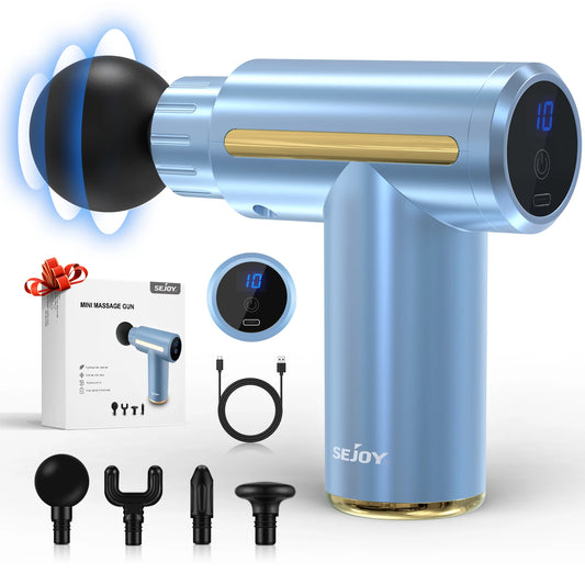 Sejoy Deep Tissue Massager Gun Handheld Fascia Pain Relief