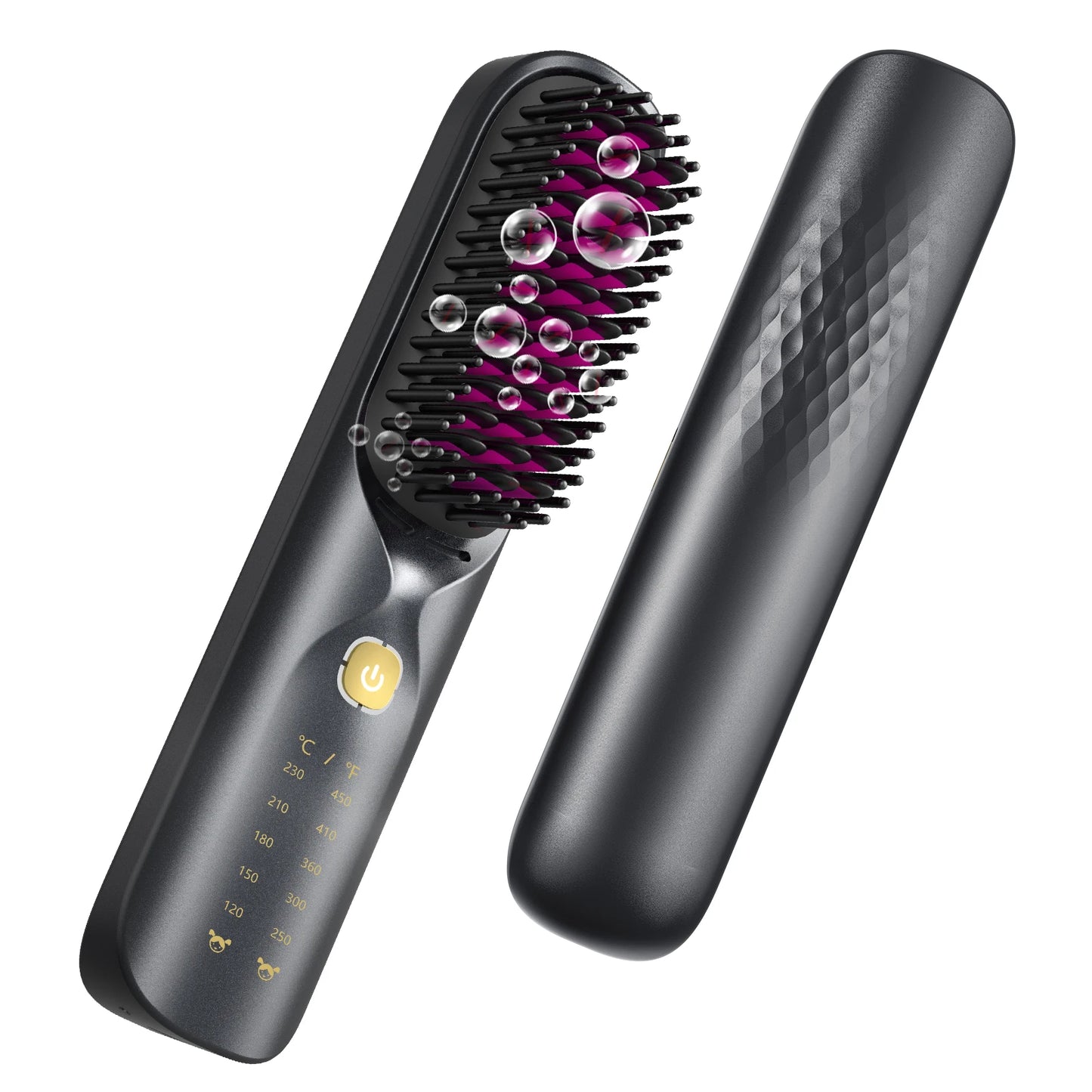 BOPCAL Cordless 2in1 USB Hair Comb Curler 10000mAh Battery