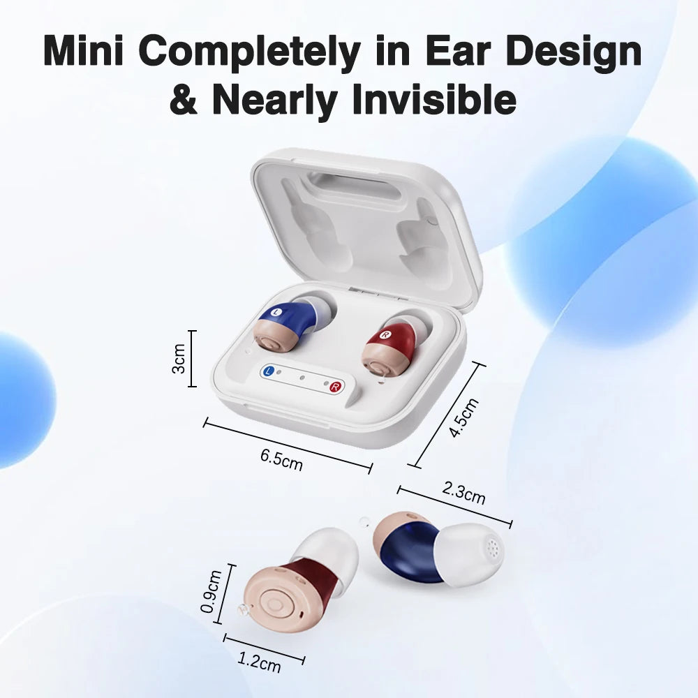 Jinghao Rechargeable Mini Hearing Aids In Ear Amplifier